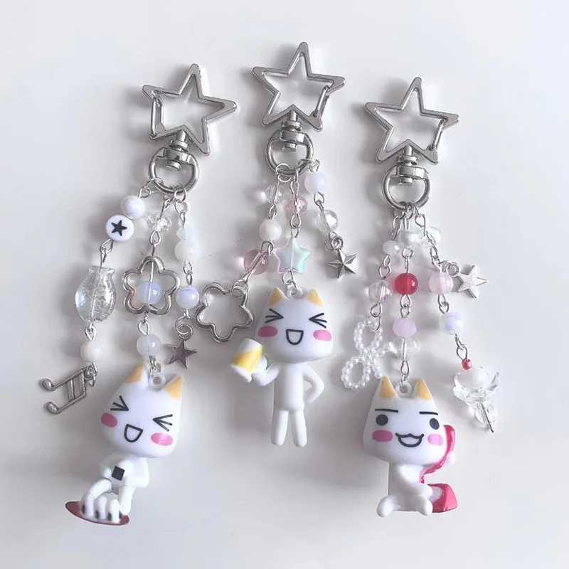 حقيبة سلاسل المفاتيح تورو إينوي المصنوعة يدويًا، سحر الهاتف الجمالي #1