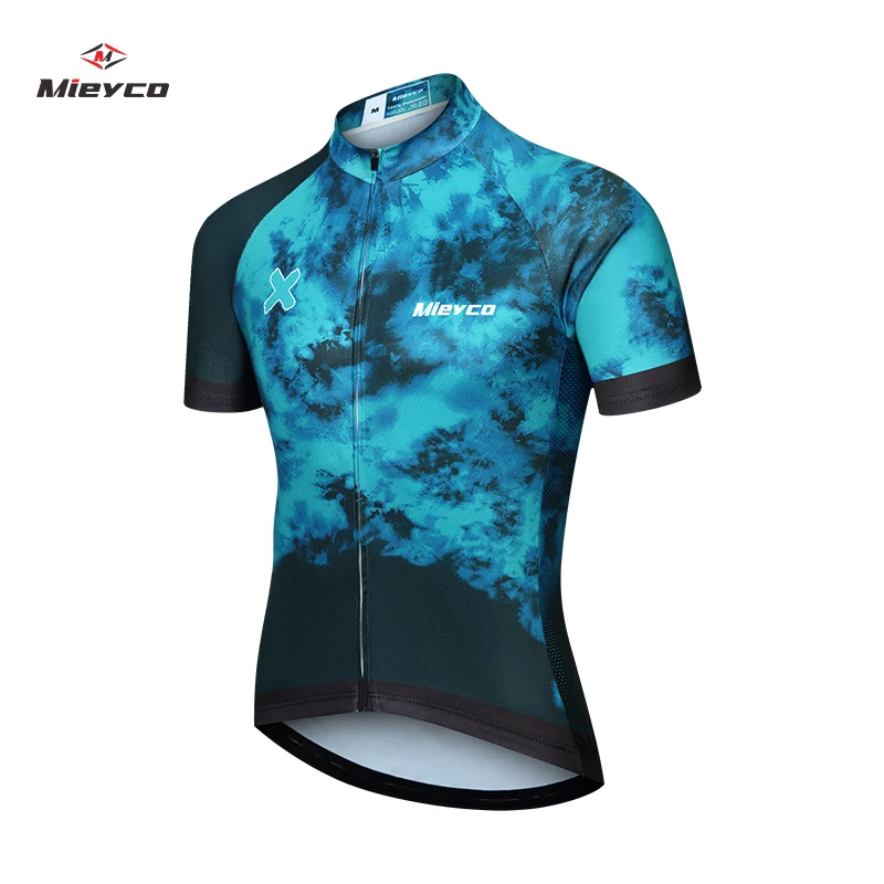 Men Cycling Jersey Cool Cycling Clothing Quick Dry Bicycle Short Sleeves MTB Mallot Ciclismo Enduro Shirts Bike Clothes Uniform