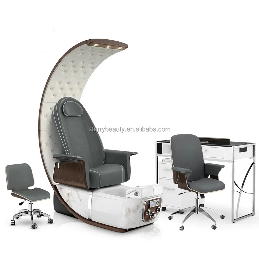 

Full Body Massage European Professional High Back Foot Care Chair Salon Pedicure Chair for Beauty Salon
