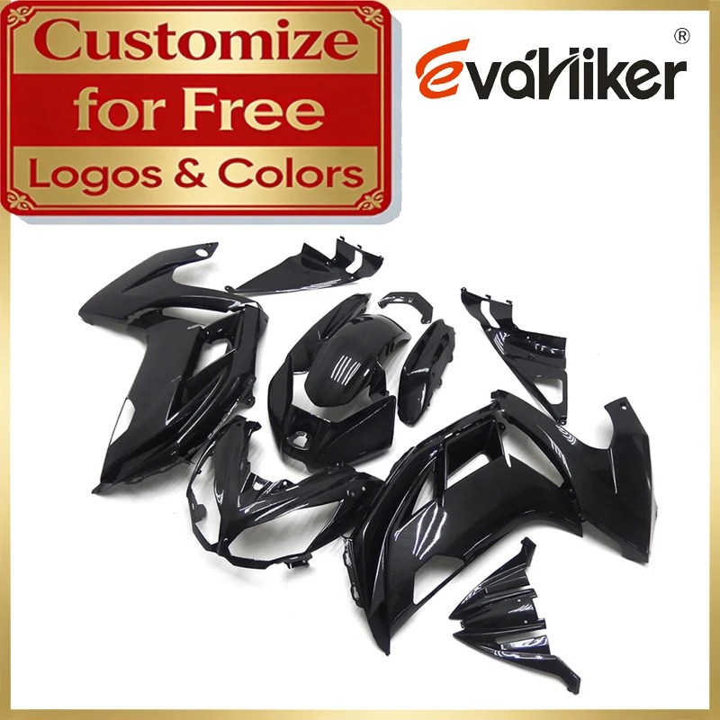 

Motorcycle Fairing Kit For Kawasaki 650R ER-6F 2012 2013 2014 2015 2016 ER6F 12-16 black Injection Mold Custom Color Graphic