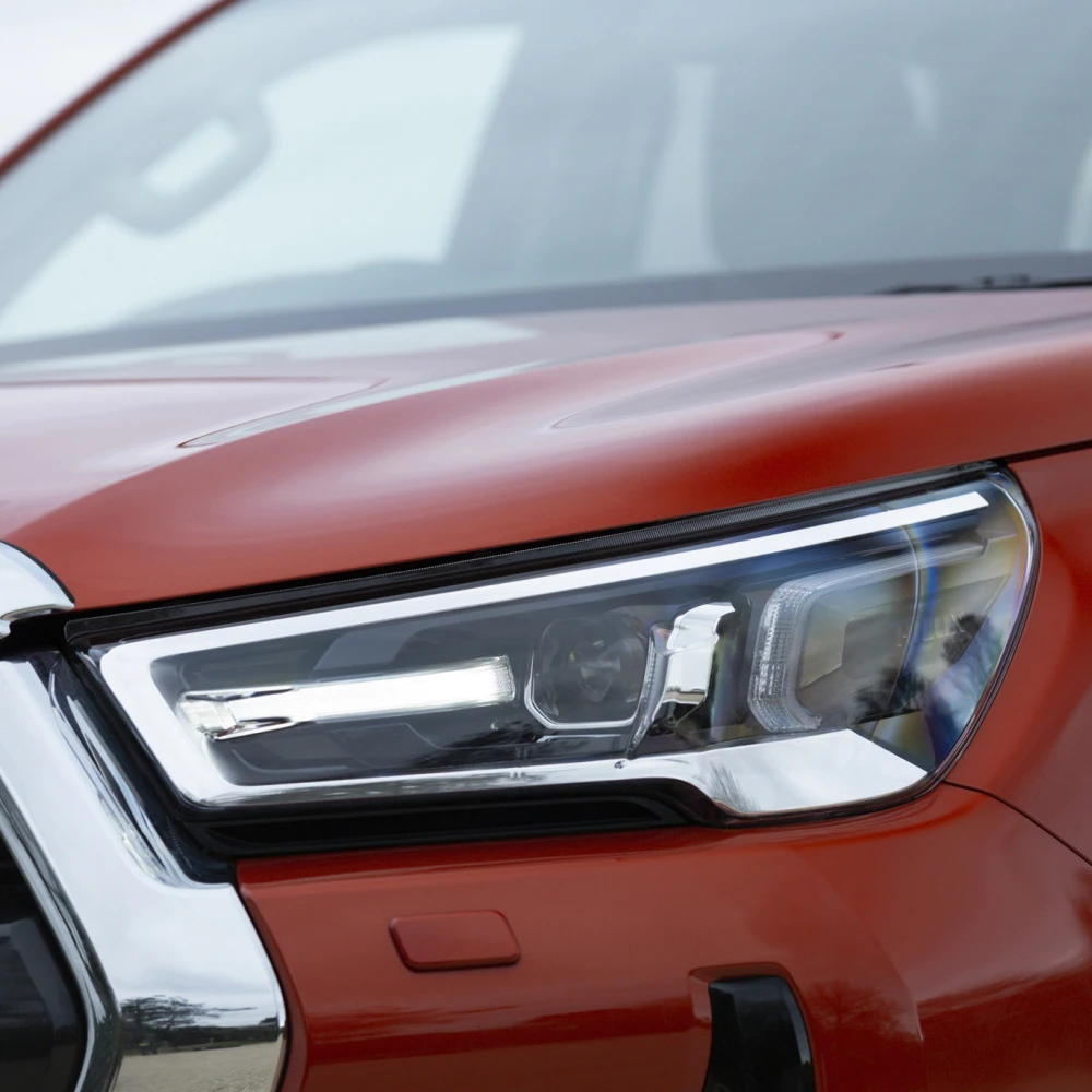 สําหรับ Toyota HILUX 2019 2020 ไฟหน้าโปร่งใสโคมไฟไฟหน้า SHELL เลนส์ Plexiglass เปลี่ยนเดิมโคมไฟ