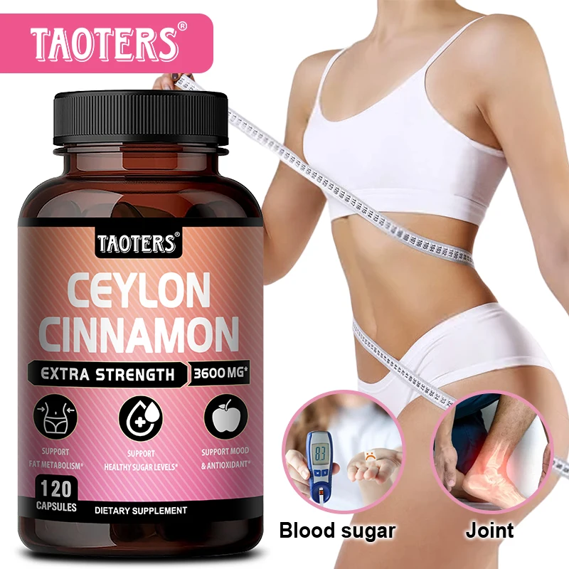 

Berberine with Ceylon Cinnamon Supplement, Cardiovascular and Digestive Health, Support Immune Function, Digestive Health