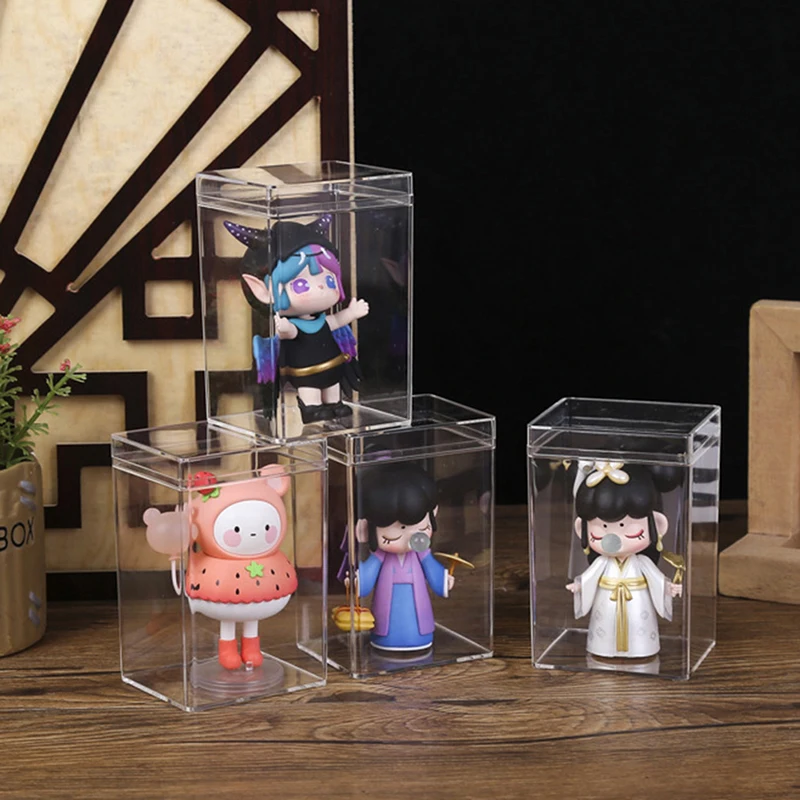 Rectangular plastic box Biscuit candy doll Gift Packaging Transparent