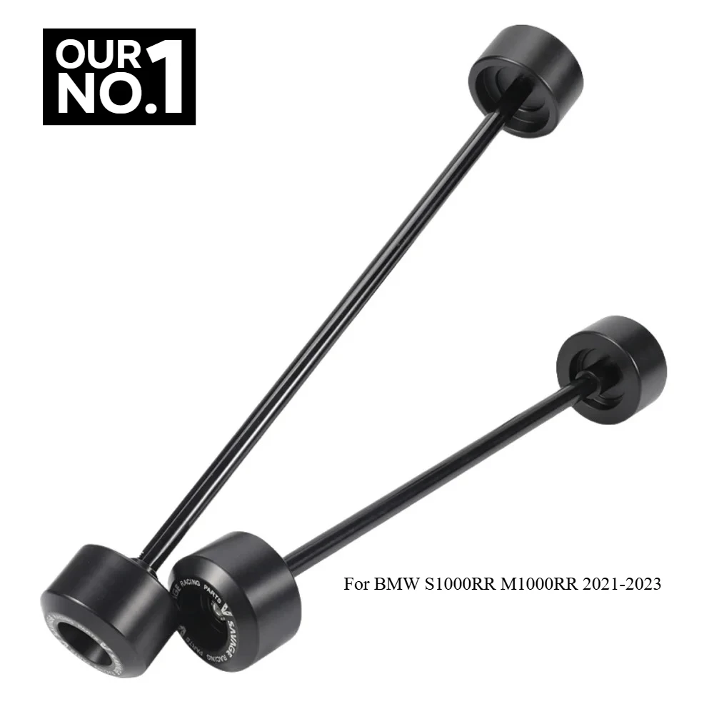 

Motorcycle Accessories Front and Rear Wheel Axle Anti-fall Rubber Protection Bar For BMW S1000RR 2021-2023 M1000RR 2022-2023