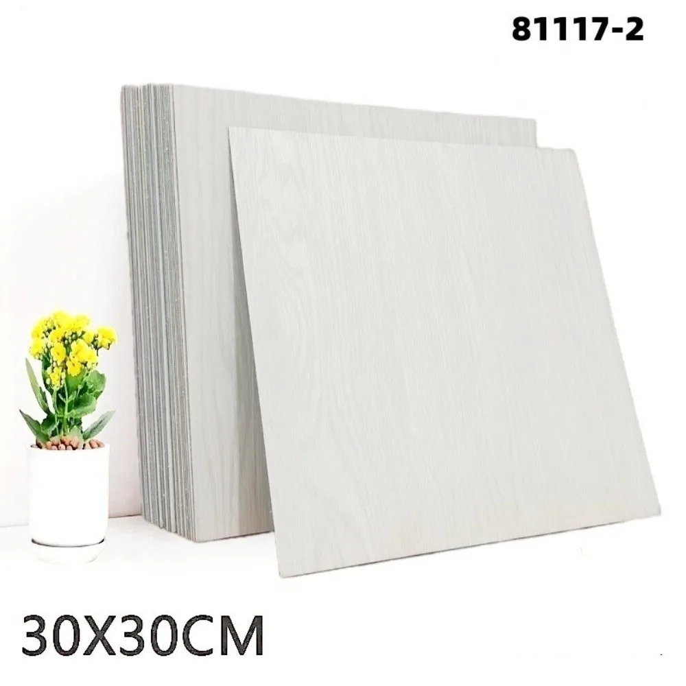 Versatile Wood Grain Floor Tiles PVC Self Adhesive Floor Stickers Moisture Proof Water Proof Floor Covers For Bedroom