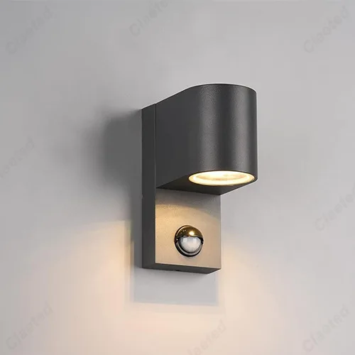 

Новый светодиодный водонепроницаемый индукционный настенный светильник для человеческого тела, садовое крыльцо, вилла, сад, балконное освещение