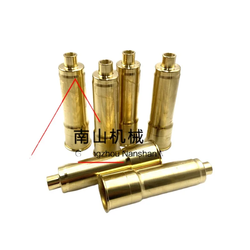 For Kato HD1023/HD1250/HD2045 fuel injector copper sleeve Mitsu-bishi 6D22/6D24 engine liner excavator accessories