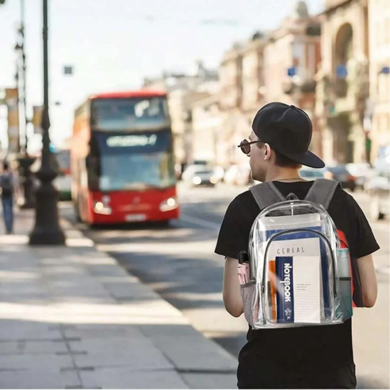 Прозрачный рюкзак Fomaris, прозрачный рюкзак для книг, прозрачные прозрачные пластиковые рюкзаки для школы, работы, концерта, колледжа, воды