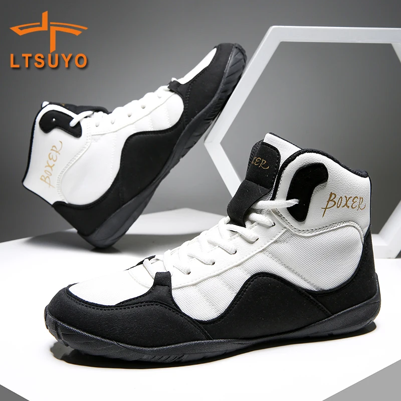 Men's Professional Boxing Shoes High-End Wrestling Fitness Specialty Gymnastics Squatting Wrestling Deadlifting Training Shoes