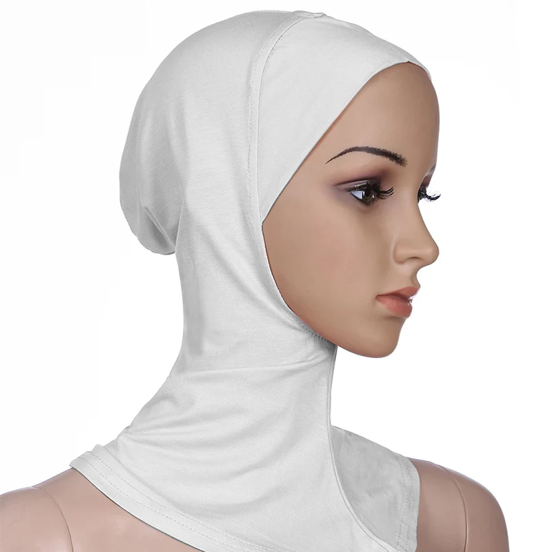 Cobertura de cabeça muçulmana para mulheres, tampas hijab internas, lenço ninja islâmico, chapéu, gorro, 1pc