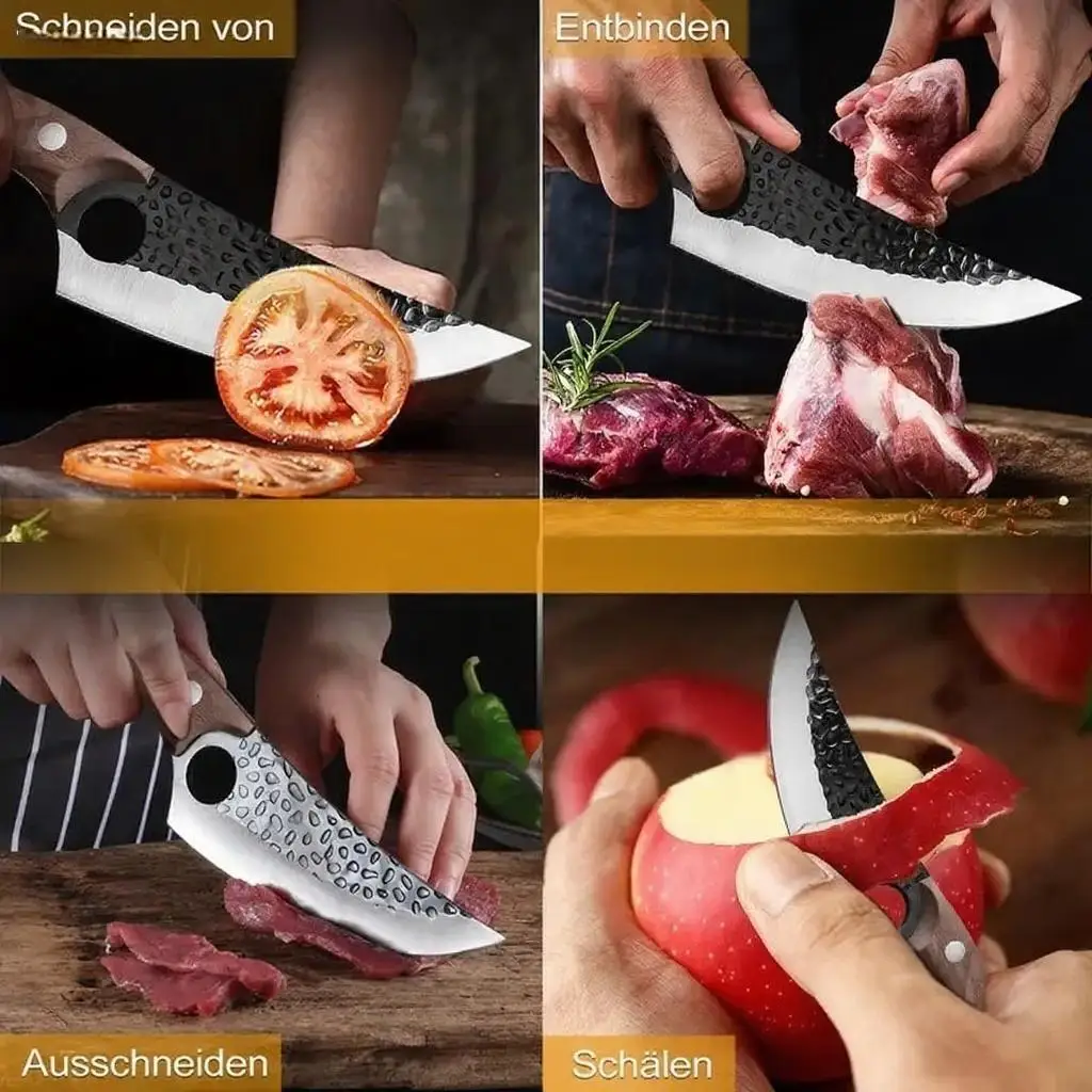 All - round 19 - piece kitchen knife set, meeting diverse cooking needs