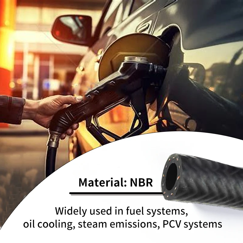 Outboard motor parts 78.74in/2m High Pressure Automotive Fuel Hose Resistant To Oil And Diesel Fuel Transfer