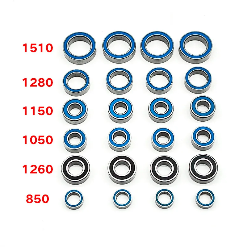 Waterproof Dust-proof Metal Bearing Set For TAMIYA RC Car TT01 TT02 G6-01 GF01 CC01 CC02 CW-01 WR-02