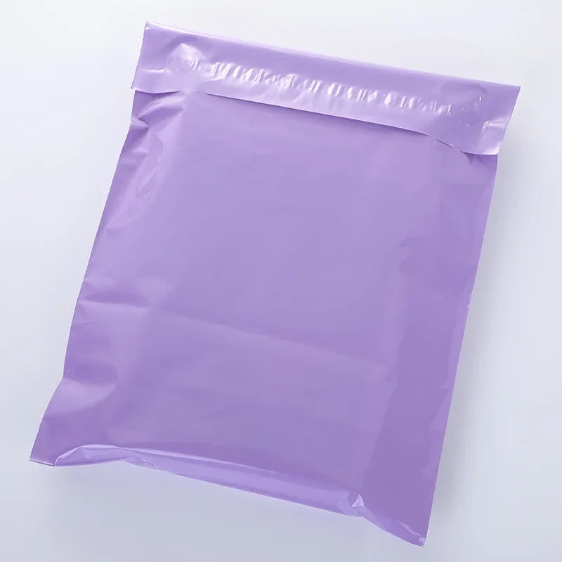 100 piecesXR GT - Self sealing purple mail bag, express bag, packaging envelope, transportation bag, new, 100 pieces