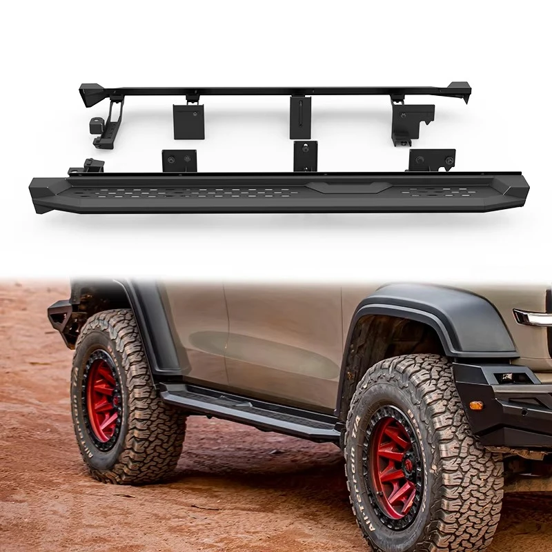 Car Modification Accessories Running Board Side Step Carbon Steel Nerf bar Side Padels 4X4 Side bar For Tank 300 Off-road Parts