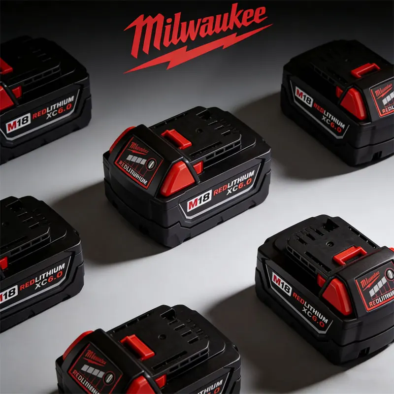 

6000mAh M18B6 Original Milwaukee battery M18 Milwaukee charger, 48-11-1860, 48-11-1850, 48-11-1840,Tool Lithium Battery