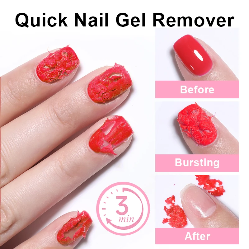 UR SUGAR 15ml Magic เล็บเจล Polish Remover 1/2pcs Clean UV Soak Off กึ่งถาวรเคลือบเงาเล็บ Quick เครื่องมือกําจัดเล็บ