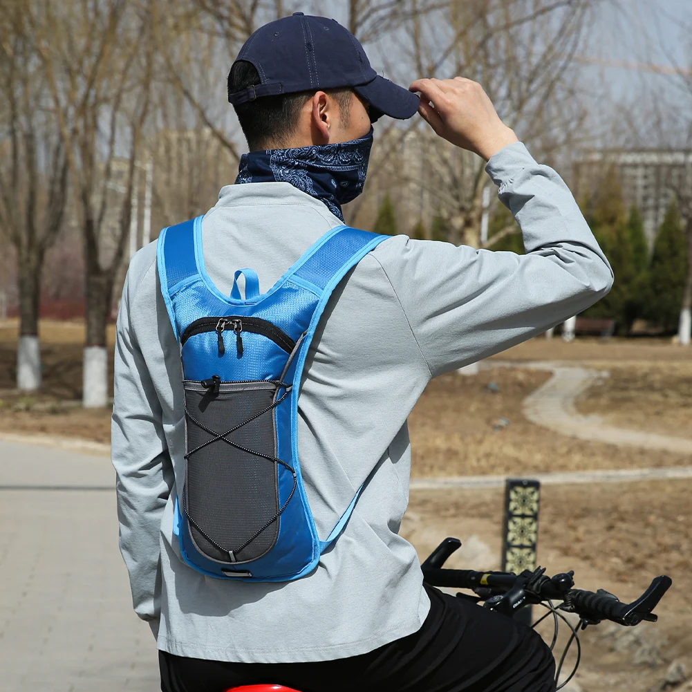 

Hydration Backpack Large Capacity Ultralight Storage Knapsack Waterproof Hiking Nylon Pouch for Marathon Cross-Country Running
