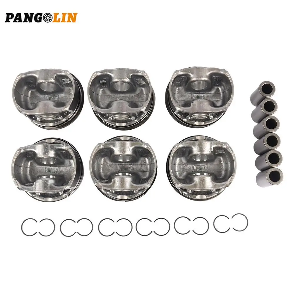 

6x Pistons Rings Set STD 84mm for BMW F20 F21 F30 F10 X3 X4 X5 X6 N55B30 N55B30A 11258619196 11257610297 11257610298 11257589824