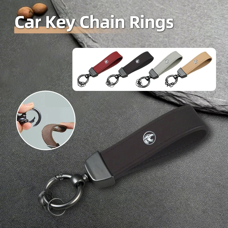 

Car PU Leather Keychain Auto Accessories For Proton Exora Iriz R3 Wira Saga Satria Magma X70 L3 L5 X50 V6