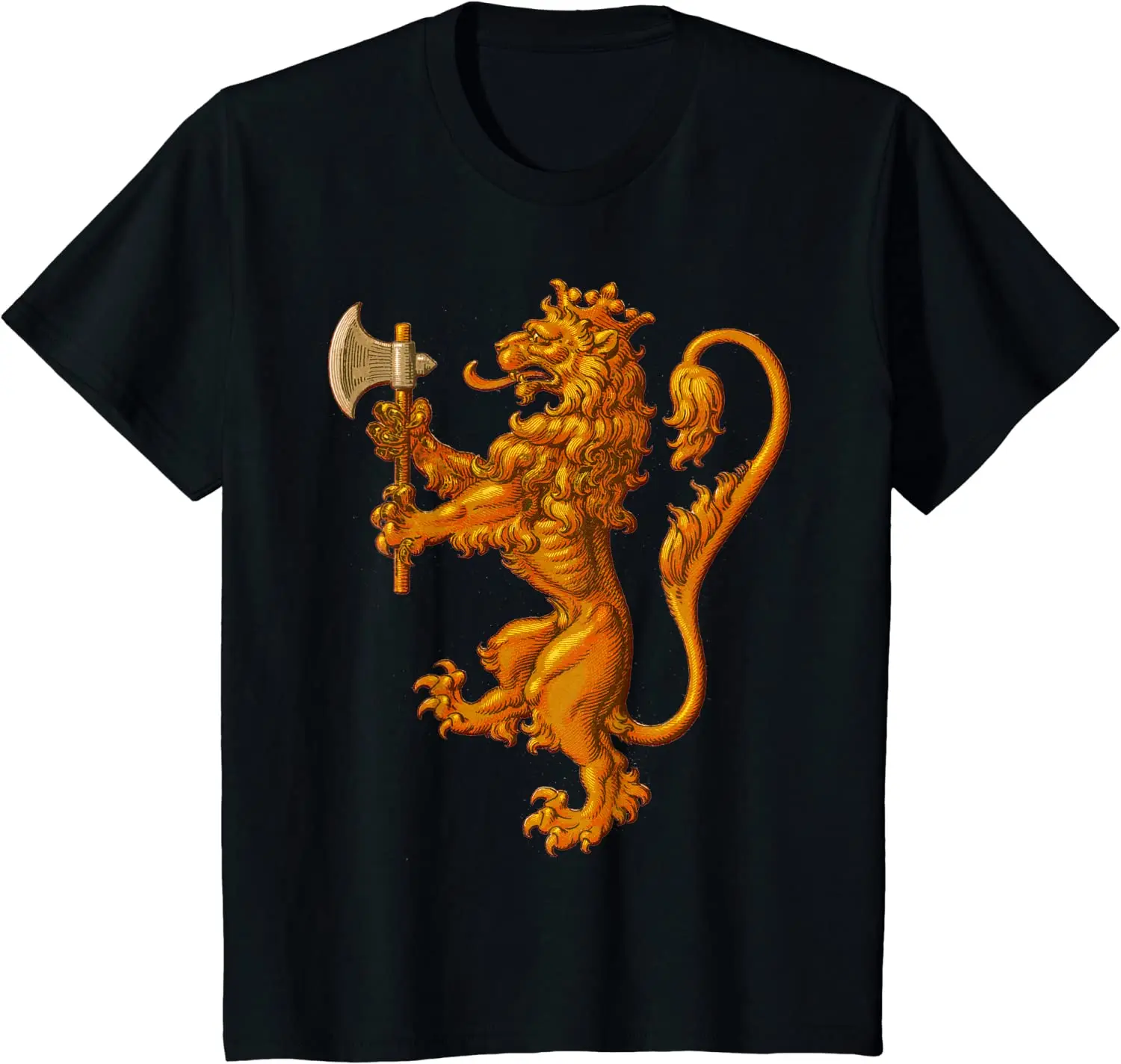 

Norway Norge Lion Flag National Norwegian T-Shirt 100% Cotton O-Neck Summer Short Sleeve Casual Mens T-shirt Size S-3XL