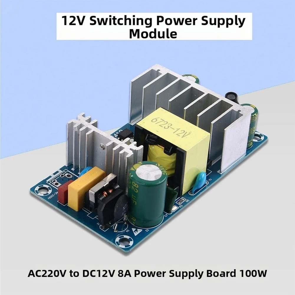 100W AC 85-265V To DC 12V For 8a Switching Power Supply With Overload P/rotection For Industrial Control System Driver