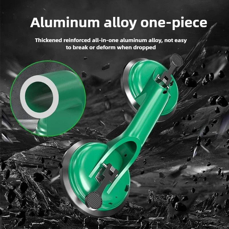 Heavy-Duty Aluminum Alloy Suction Cup for Door & Window Lifting Strong Tile Installation Hand Tool for Tile Workers