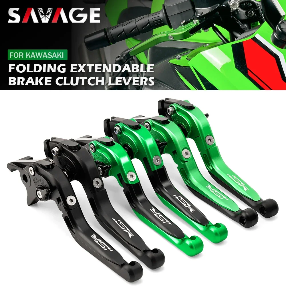 

Folding Brake Clutch Levers For KAWASAKI ZX10R 2004-2022 ZX10RR 2017 ZX-10R 2021 Motorcycle CNC Handles Extendable Adjustable