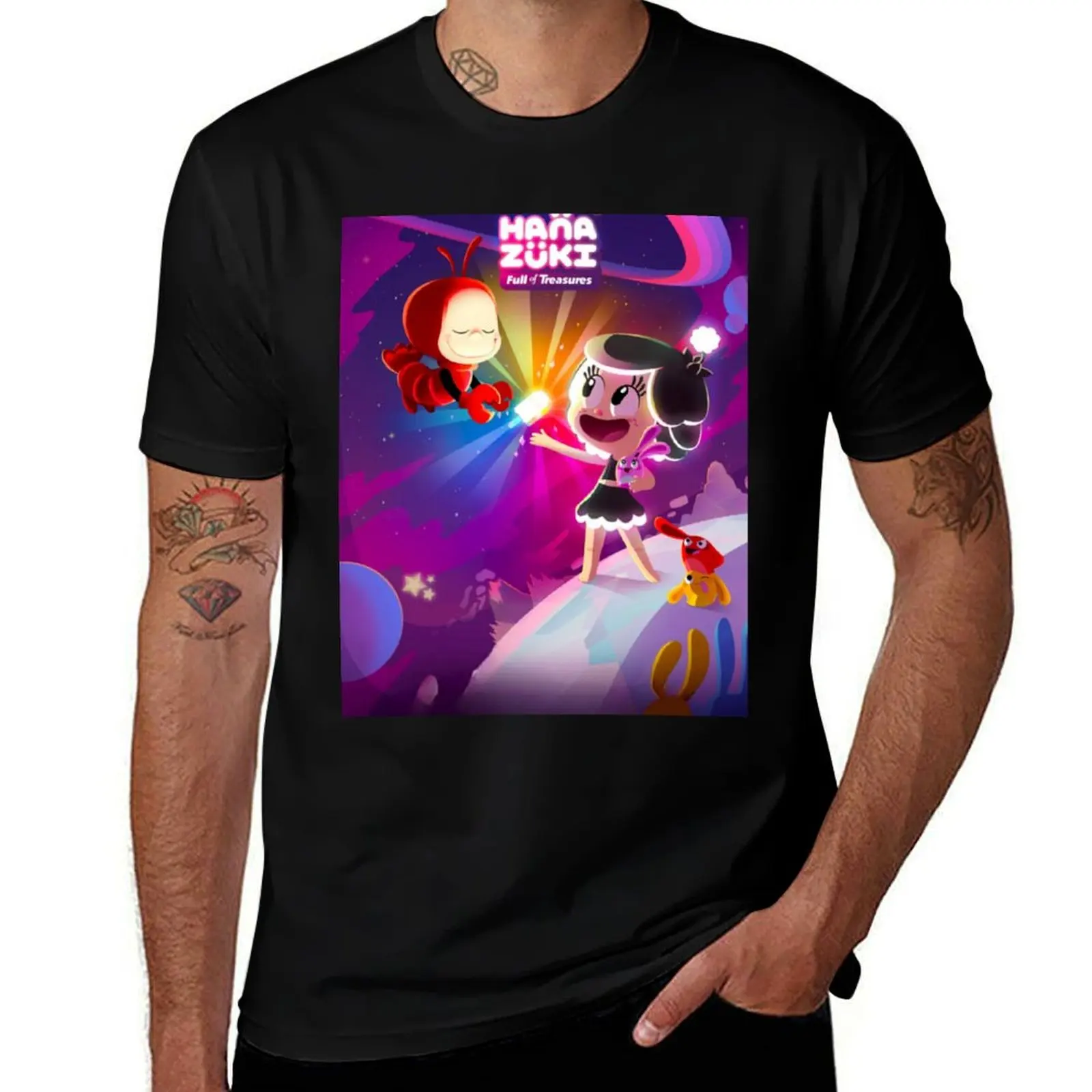 

Hanazuki: Full Of Treasures Poster T-Shirt printed t shirts for man man t shirt cotton