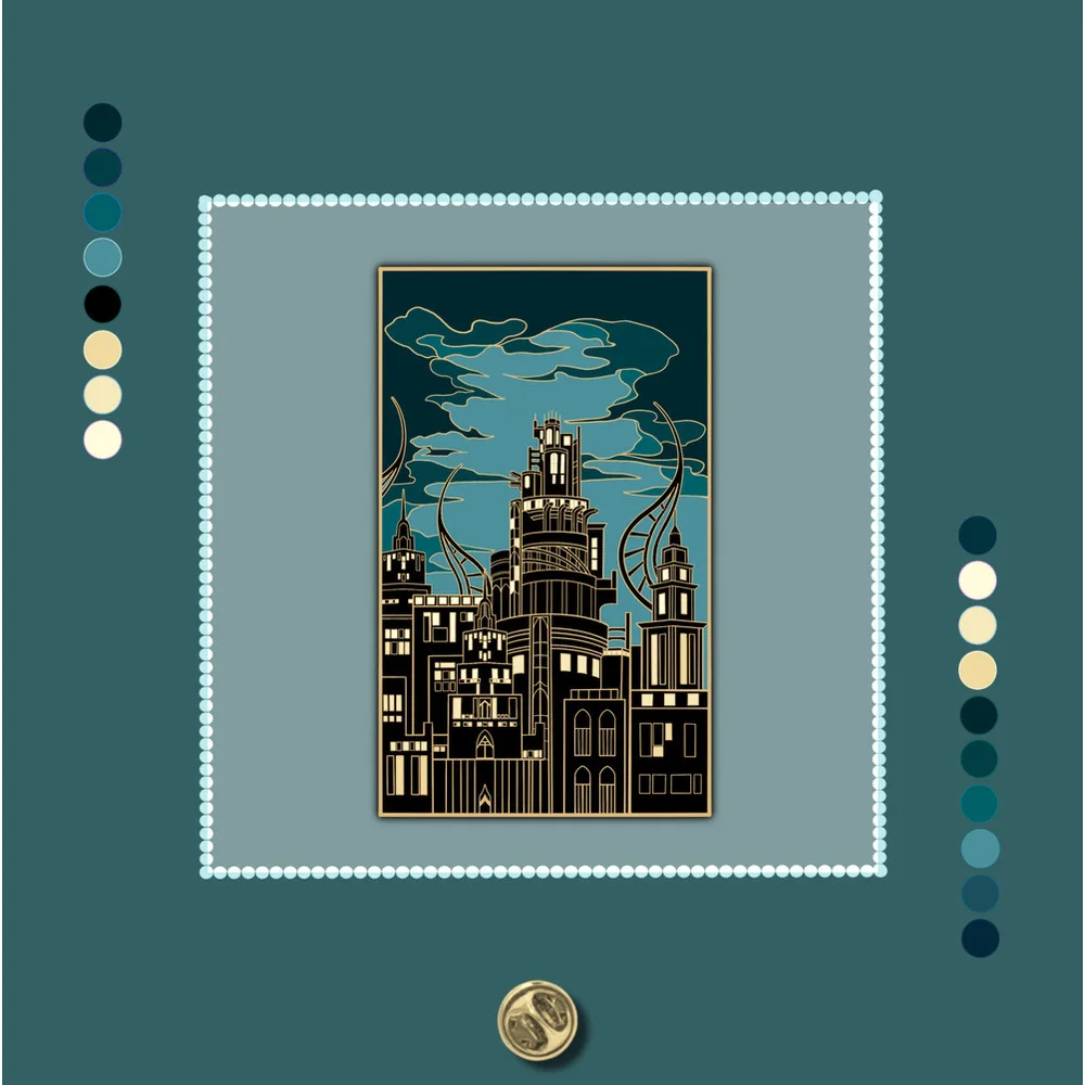 

Game Amaurot Fashion Luminous Metal Badge Button Brooch Pin Cosplay Collection Itabag Pendant Accessories