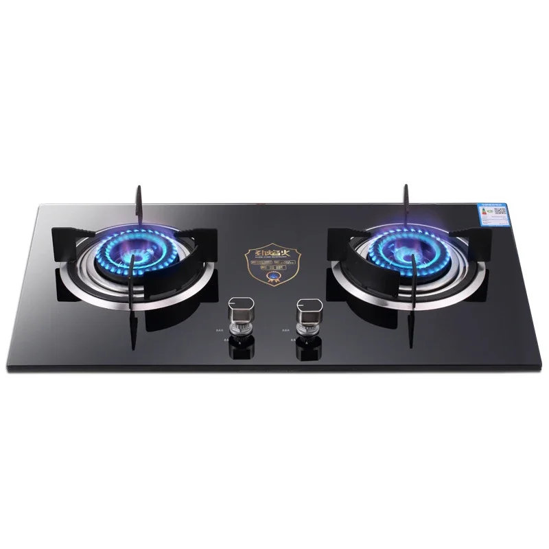 A15 Household Energy-Saving Stove Desktop  Gas Stove  Double-Head Burner 4.2KW Fierce Stove  Liquefied Gas/Natural Gas