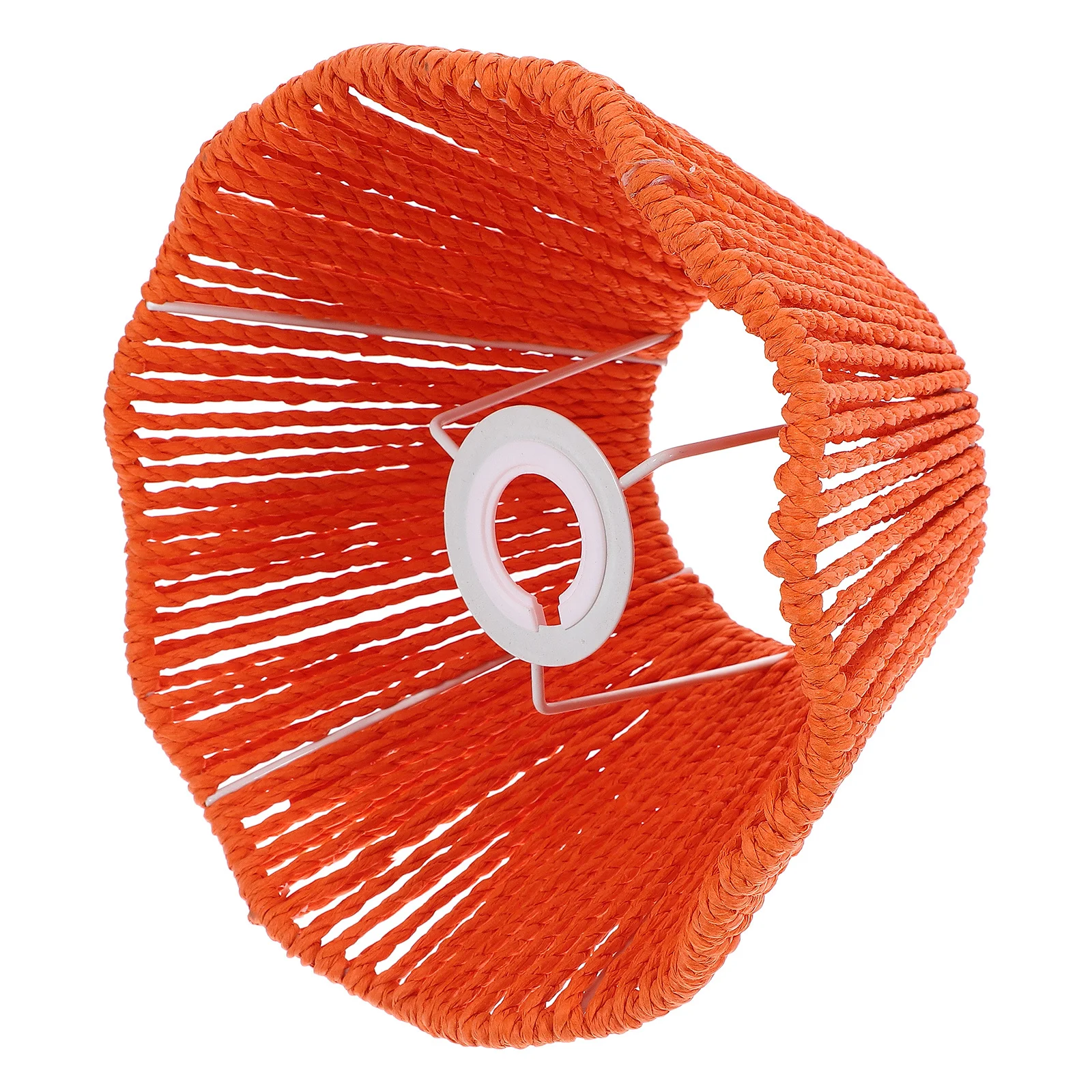 

Paper Rope Woven Lamp Shade Retro Light Cover For Ceiling Pendant Chandelier Hanging Indoor Home Decor Farmhouse Cafe Bar