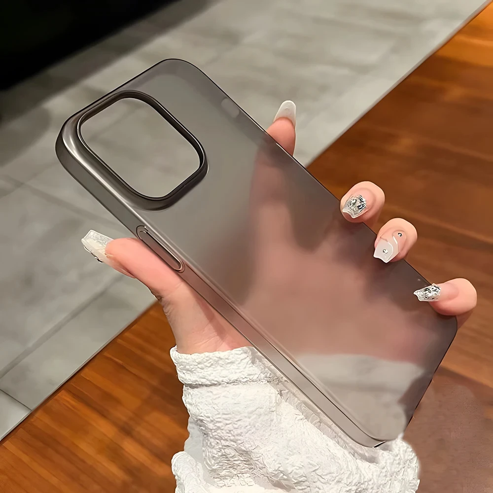 Matte Soft Phone Case for iPhone 16 15 14 Plus 13 12 11 Pro Max Transparent Rubber Gel Shockproof Cover image 4