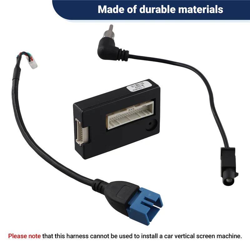 ABKN-16Pin Car Stereo Wire Harness Adapter Decoder Power Cable With Canbus Box For Dodge Journey Fiat