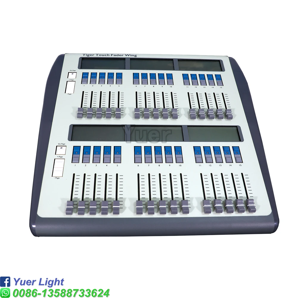 Tiger Touch Fader Wing Compatible with All Tiger Series Consoles 6 Program Screens 30 Faders 30 Programmable Keys Stage Control