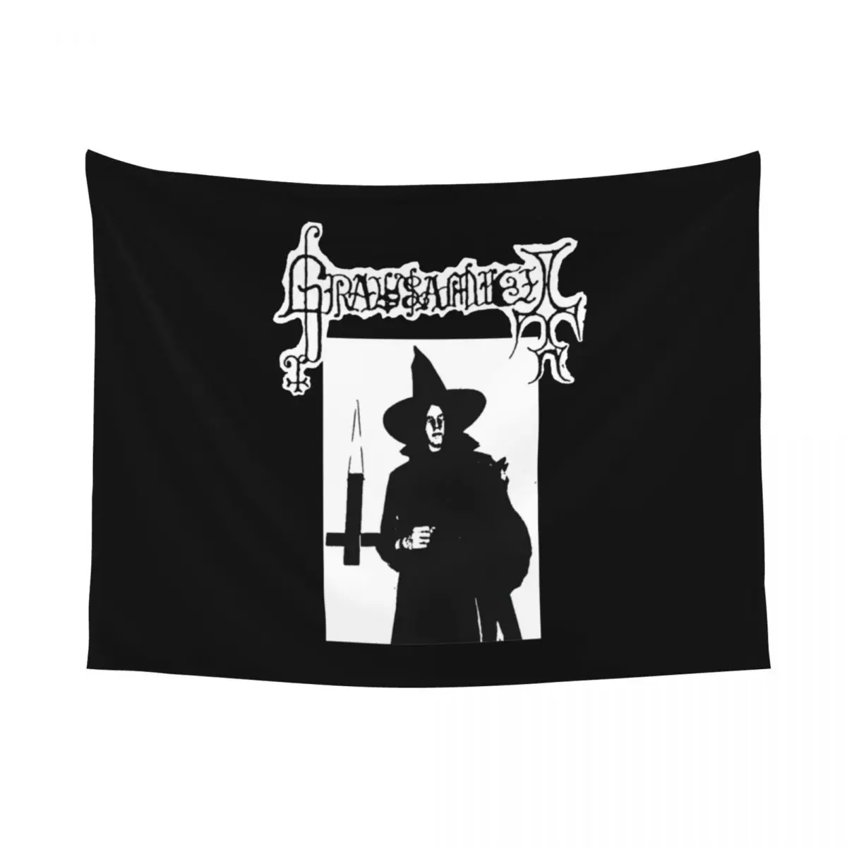 Grausamkeit Satan Tapestry Bohemian Polyester Wall Hanging Black Metal Wall Decor Yoga Mat Witchcraft Wall Tapestry