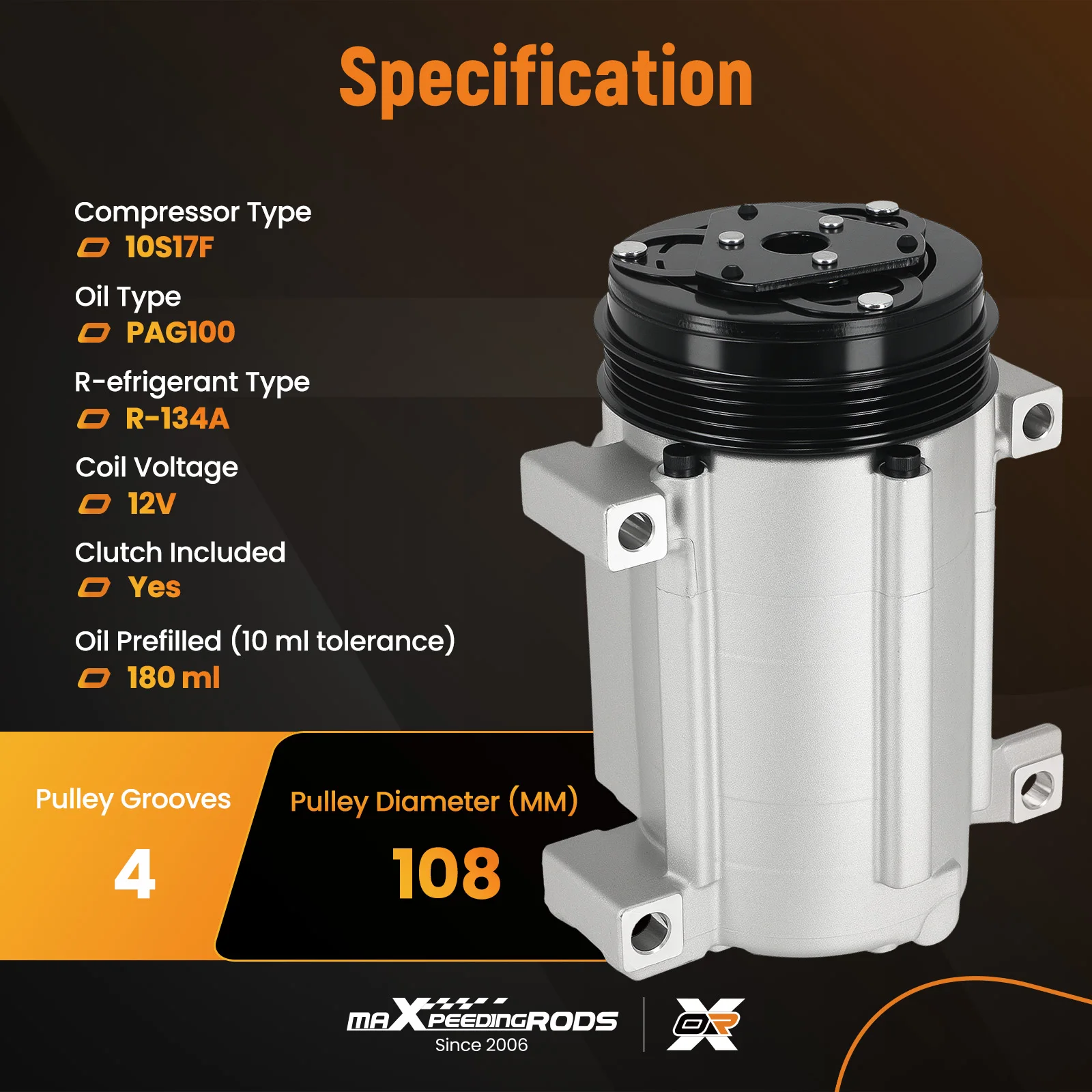 シボレー サバーバン タホ GMC ユーコン 1999-2008 15081861用 10S20F ACコンプレッサー