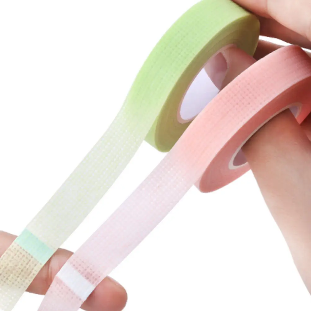 

12pcs 12 Rolls Eyelash Grafting Tapes Sensitive Isolation Adhesive for Lash Extension Salon Separation Auxiliary Tape Eyelash