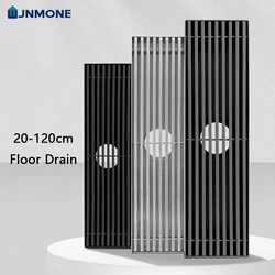 Bathroom Drain Trap 304 Stainless Steel Floor Drain Rectangle 20-120cm Shower Sink Filter Crazy Drainer Bathtubs and Accessories