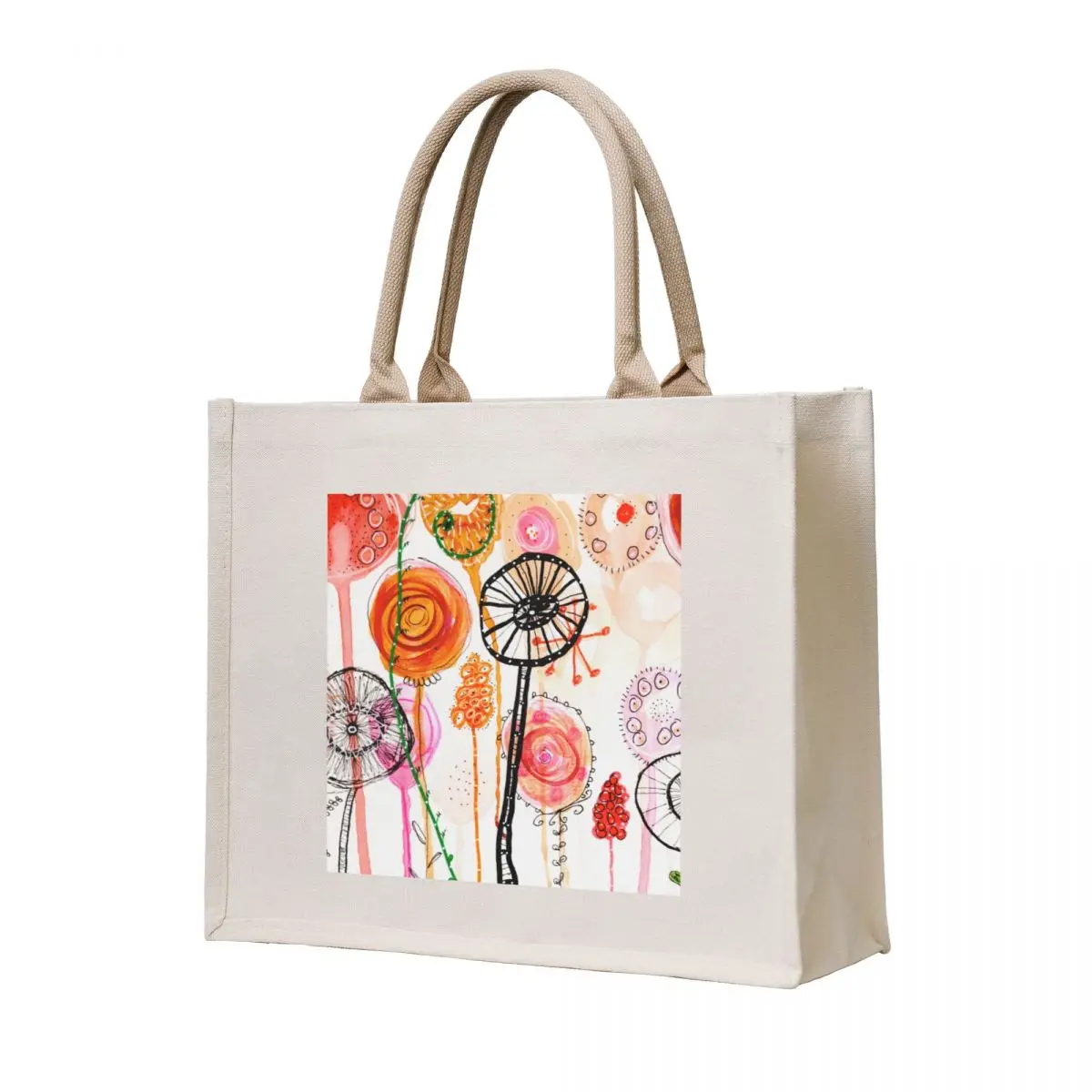 Buster’s Flowers to Get Well Soon Tote Bag Cloth bag shopping cart bags Lady bags tote bag screen