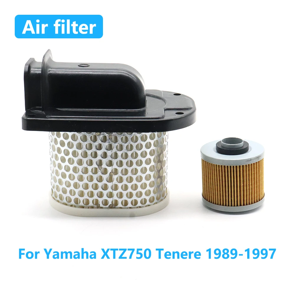 

For Yamaha XTZ750 XTZ 750 Tenere 1989-1997 Motorcycle Engine Intake Cleaner Air Filter Oil Filter Intake Cleaner Element