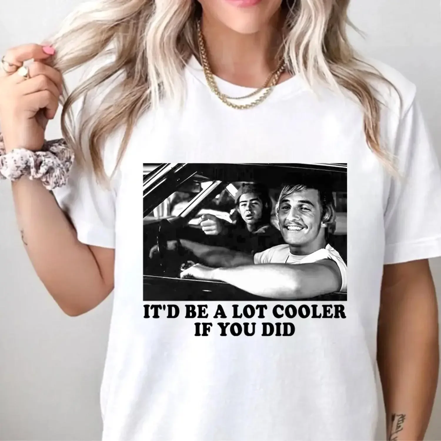 Dazed and Confused Shirt Featuring David Wooderson Iconic Quote Vintage Unisex Men's T Shirt