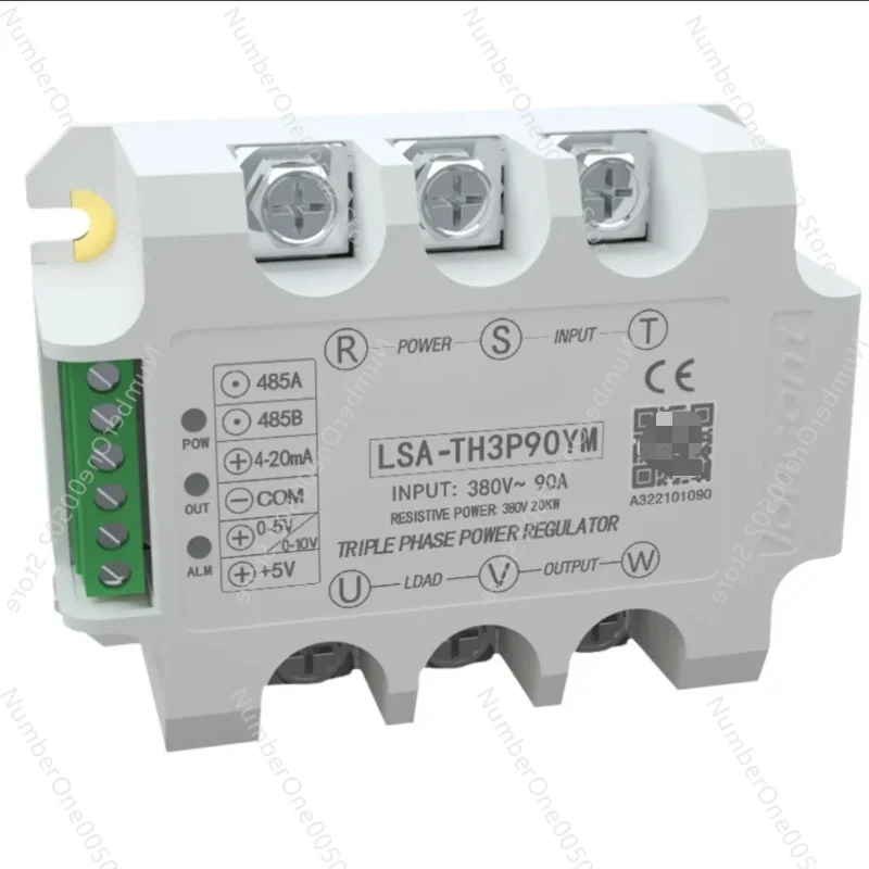 

Three Phase AC Voltage Regulation Module Modbus-RTU Thyristor Dimming Power Regulator with RS485 Communication Type Only Module