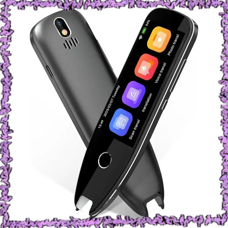 SCLL-Translation Pen Reading Tool, Text To Speech Scanning Reading Pen, Smart Pen With Voice And Photo Translation