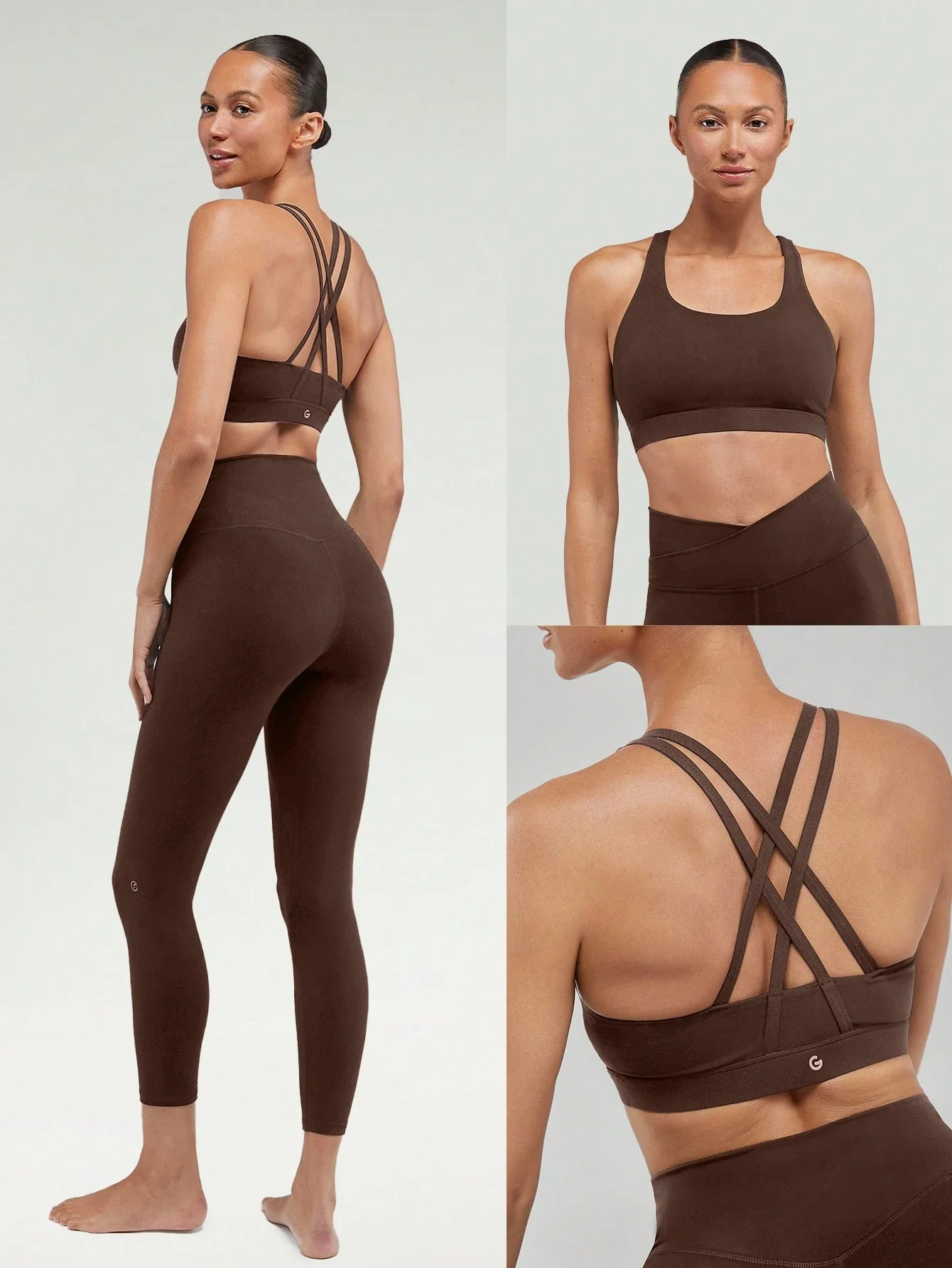 

Спортивный бюстгальтер FeatherFit Crossover Strap для женщин, для тренировок в тренажерном зале, весна-лето