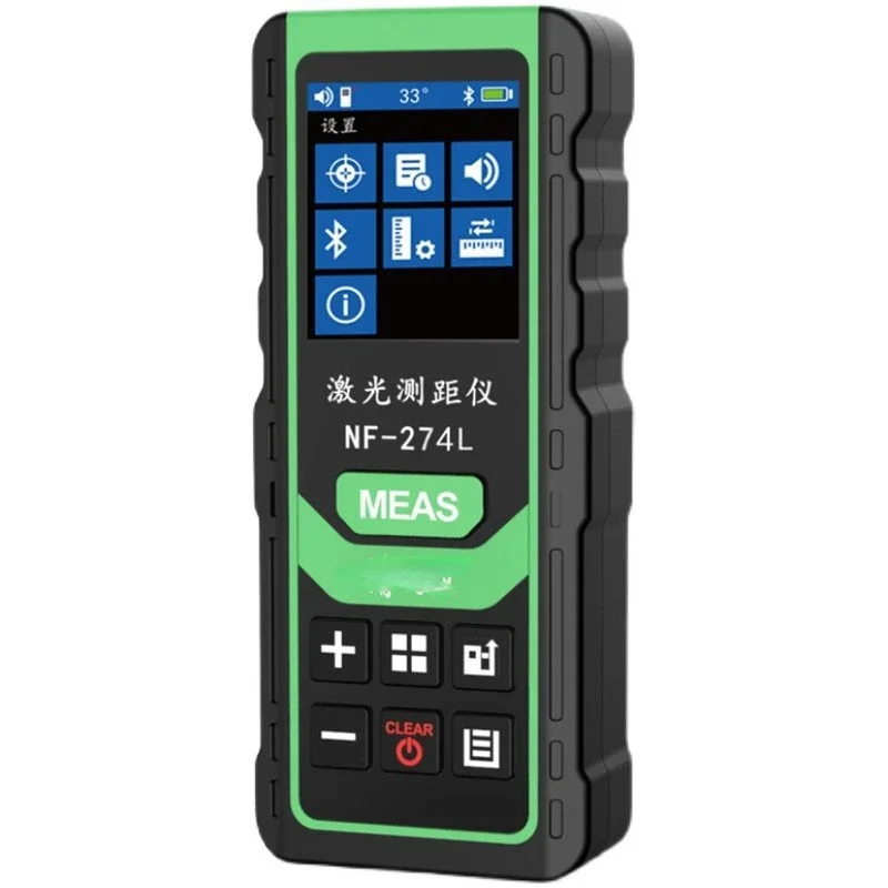 Laser Range Finder Handheld Electronic Infrared Green Light Distance Measuring Room Instrument Outdoor