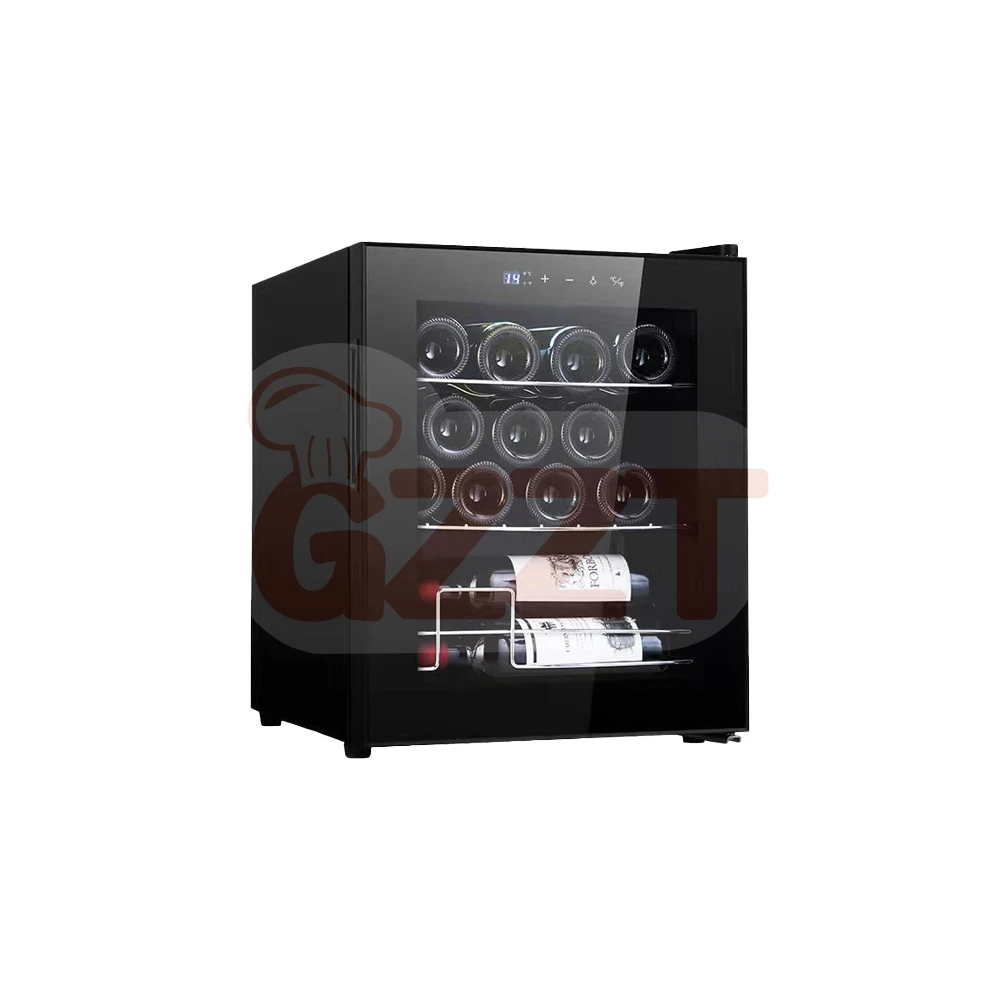 Hotel Mini Wine Refrigerator 48/58L LED Light Built-in Cooler