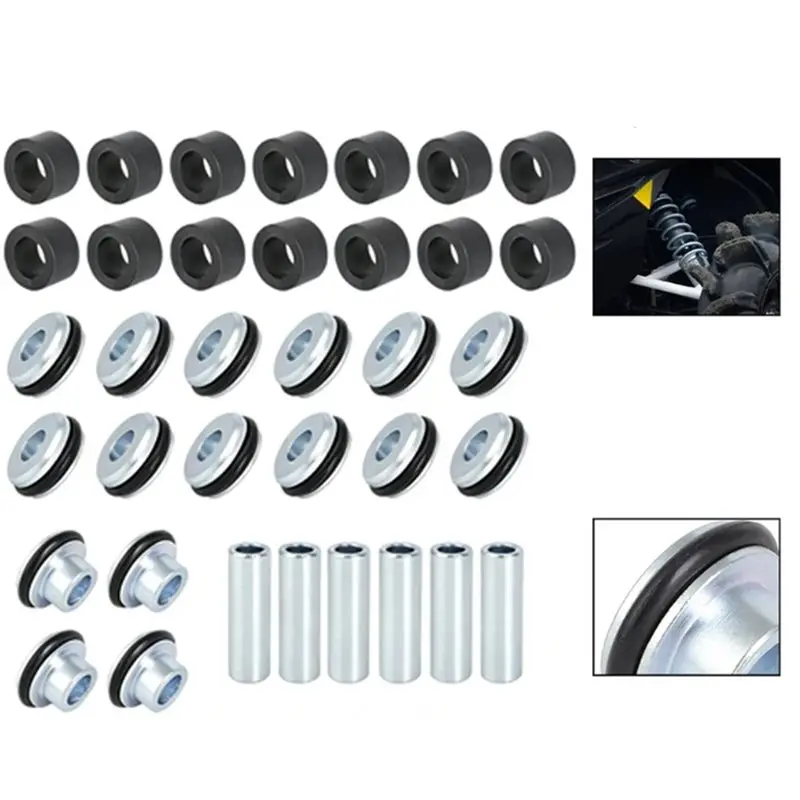 HOT-A-Arm Bushing Sleeves Kit 5452233 1547735 5139966 1543611 UTV For Polaris RZR XP1000 XP 4 1000 14-23 Suspension Upgrade
