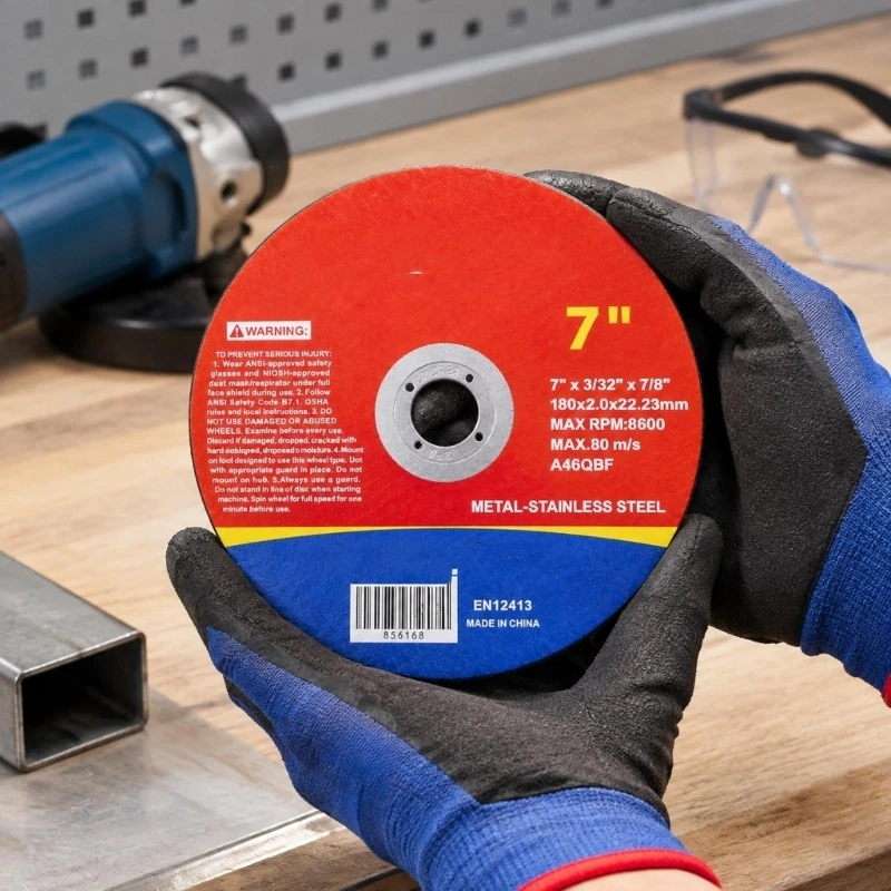 115mm/125mm/180mm/230mm Abrasive Cut-Off Wheel Cutting Disc Grinding Wheel for Stainless Steel, Resin-Set Construction for M4YD