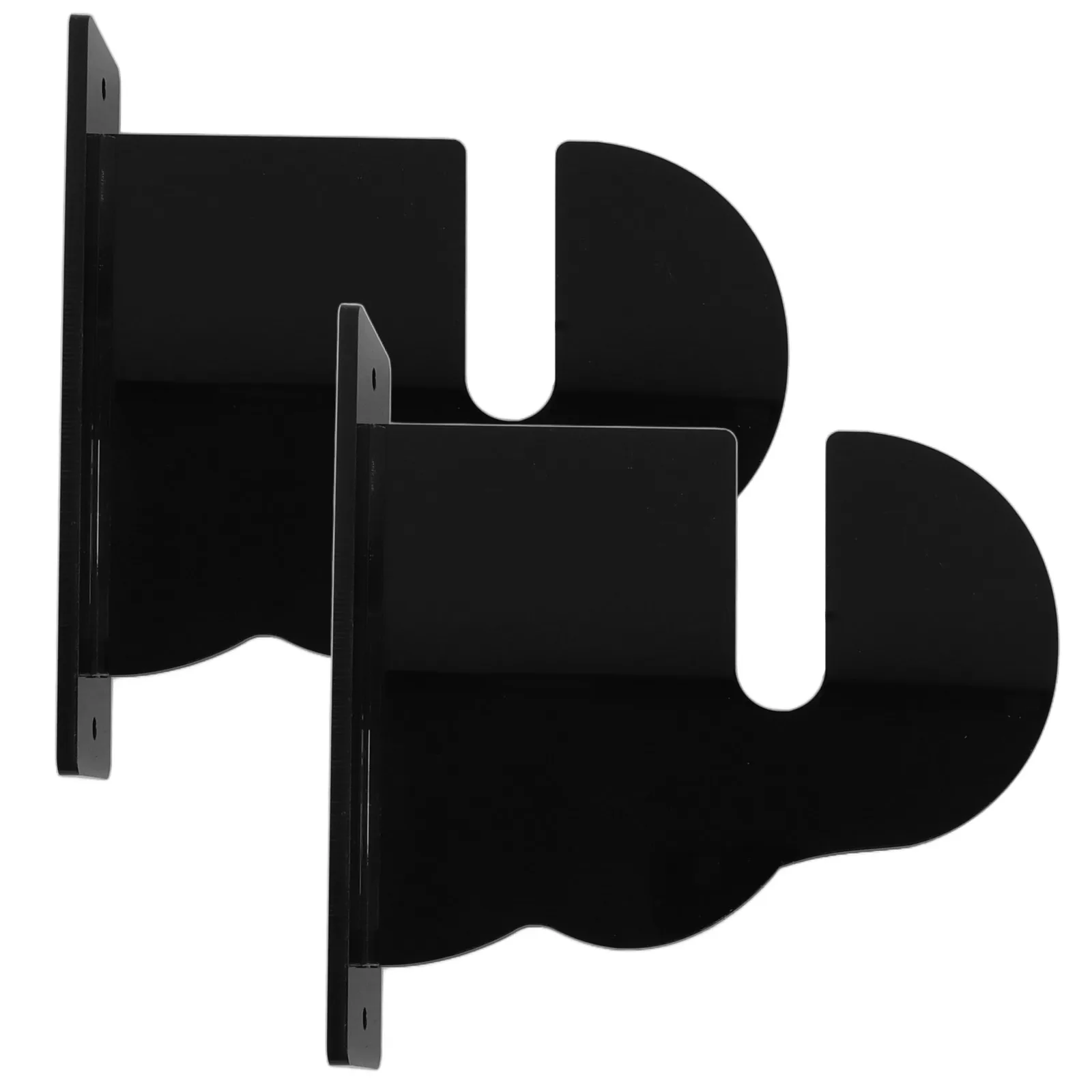 

1 Pair Racks Storage Acrylic Hangers Mounted Hook Organizers Display Stand Space Saving Skateboard Mount Rack Snowboard Storage